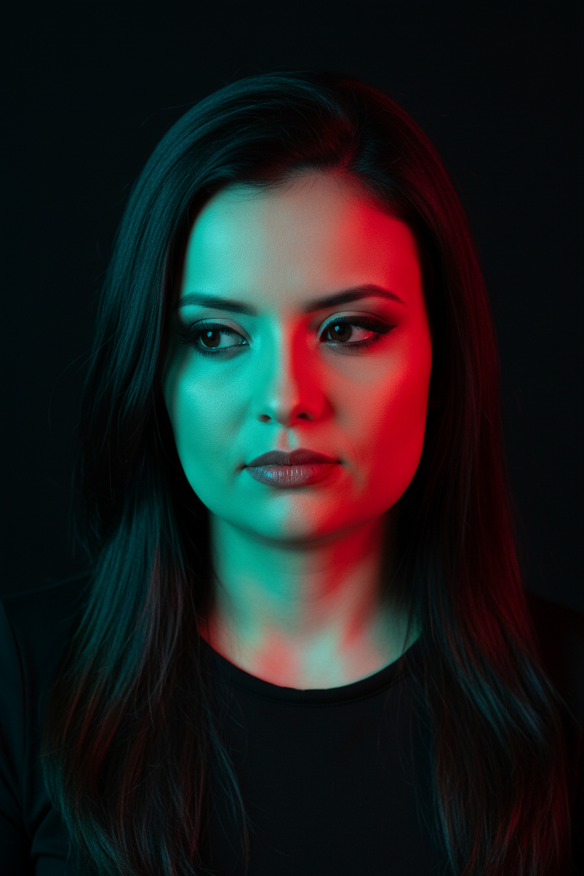 Duo Tone Portrait